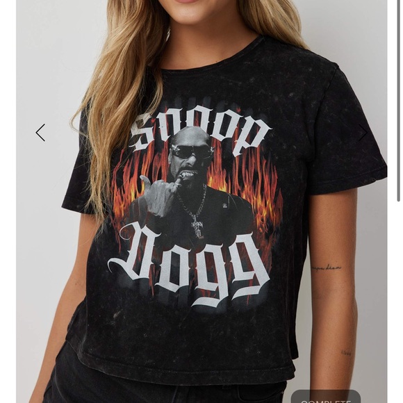 New Without Tags Snoop Dog Crop Top Ardene - Picture 1 of 5